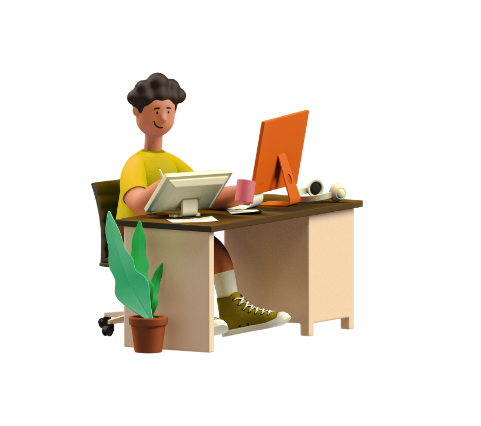 Digital solutions illustration